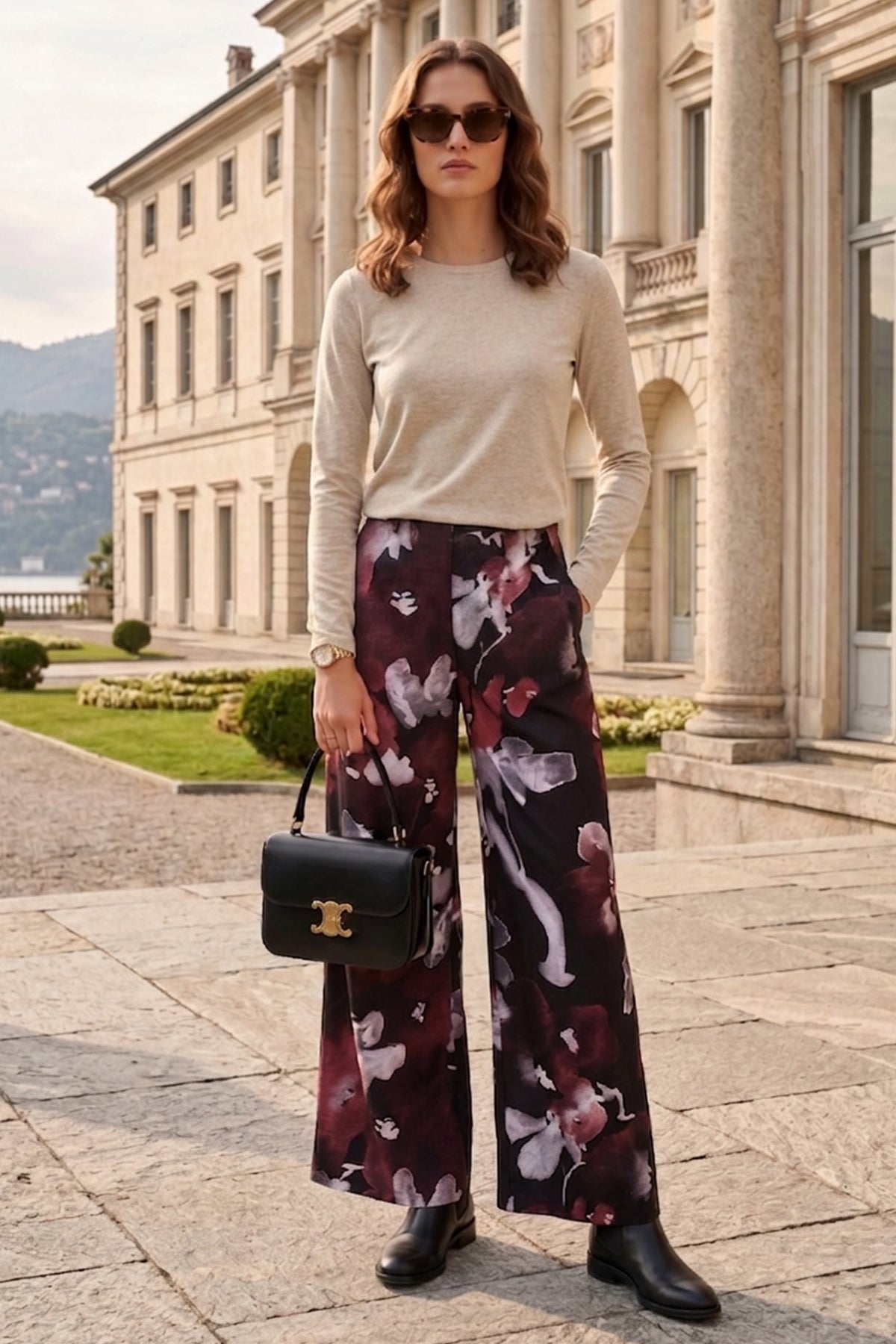 Floral Blooming Printed Pants