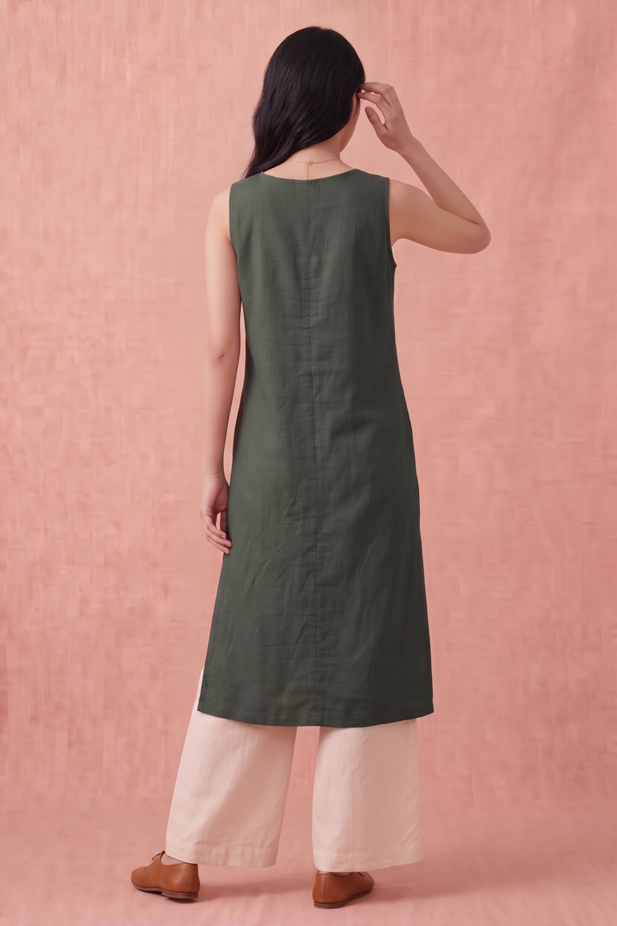 Mineral Cotton Linen Kurta Set
