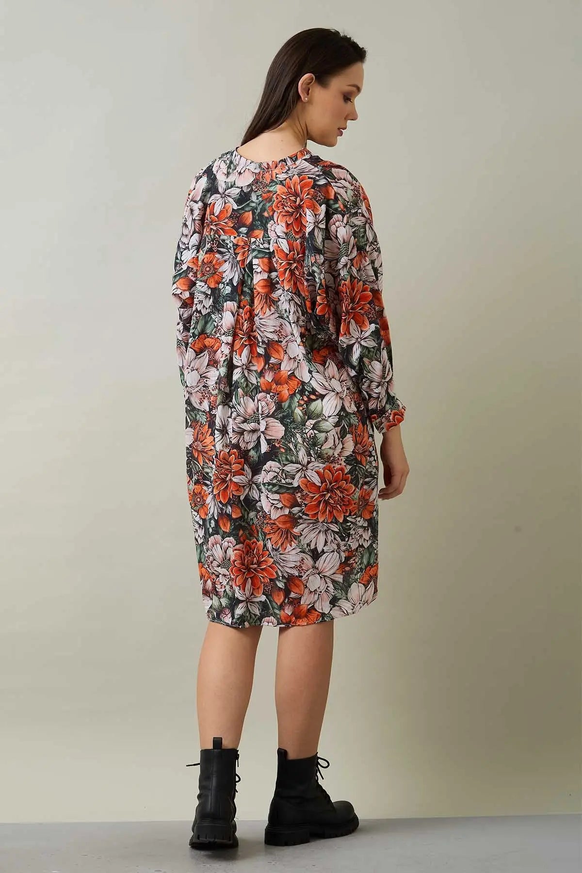 Printed Cotton Oversized Dress SNEHA B