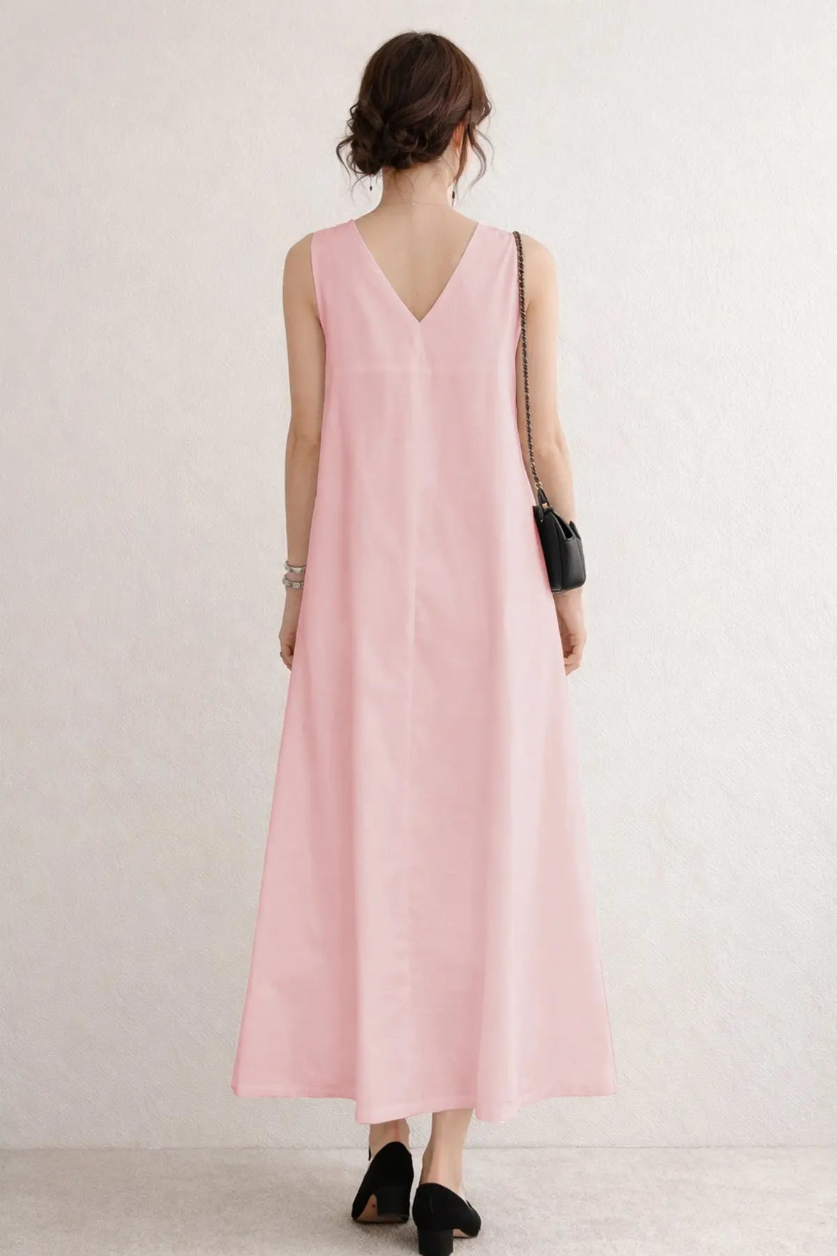 Blush A-Line Cotton Maxi Dress SNEHA B