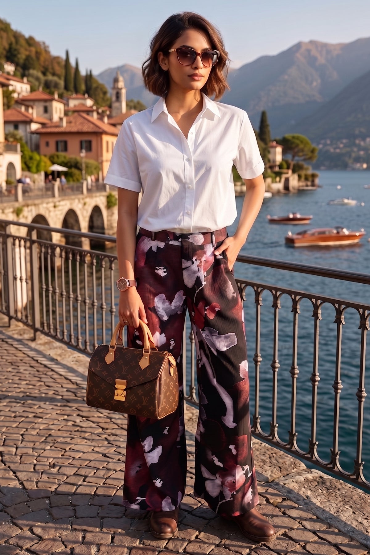 Floral Blooming Printed Pants