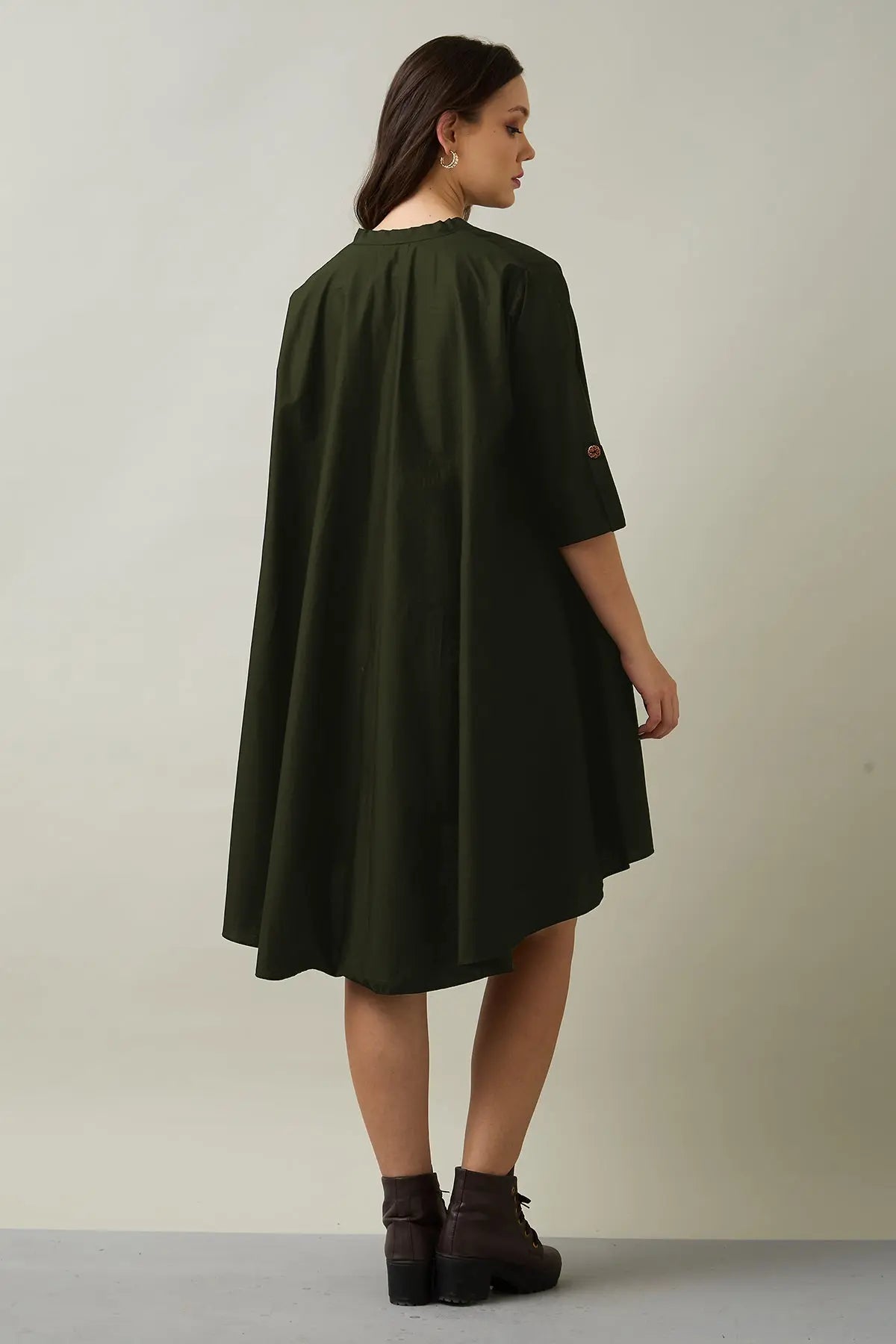 Military Cotton Oversize Dress SNEHA B
