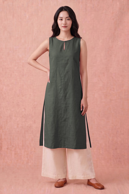 Mineral Cotton Linen Kurta Set