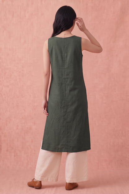 Mineral Cotton Linen Kurta Set