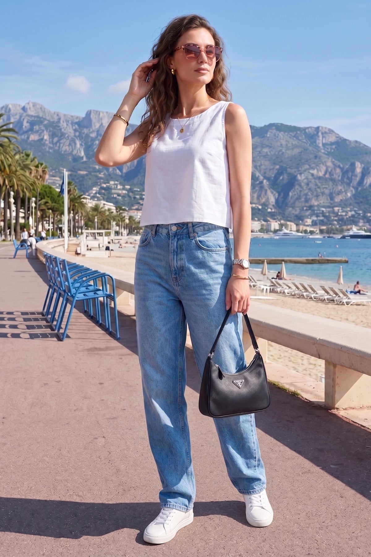 Shop White Cotton Linen Crop Top by SNEHA B